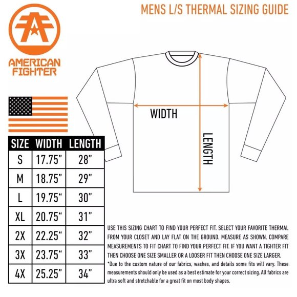 AMERICAN FIGHTER Men's THERMAL BENJAMIN L/S HENELY - Picture 2 of 9